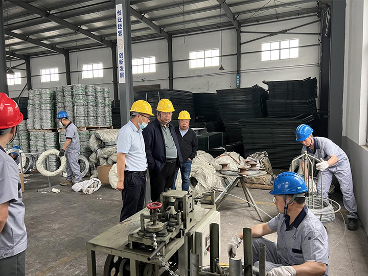 上鐵物資公司領導參觀指導視察工作